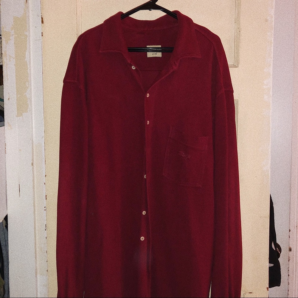 Oversized Red Shirt